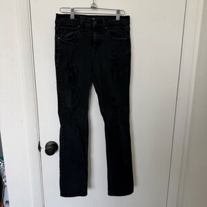 RSQ Black Distressed Super Skinny Jeans Girls Size 14